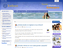 Tablet Screenshot of blog.enfolang.com